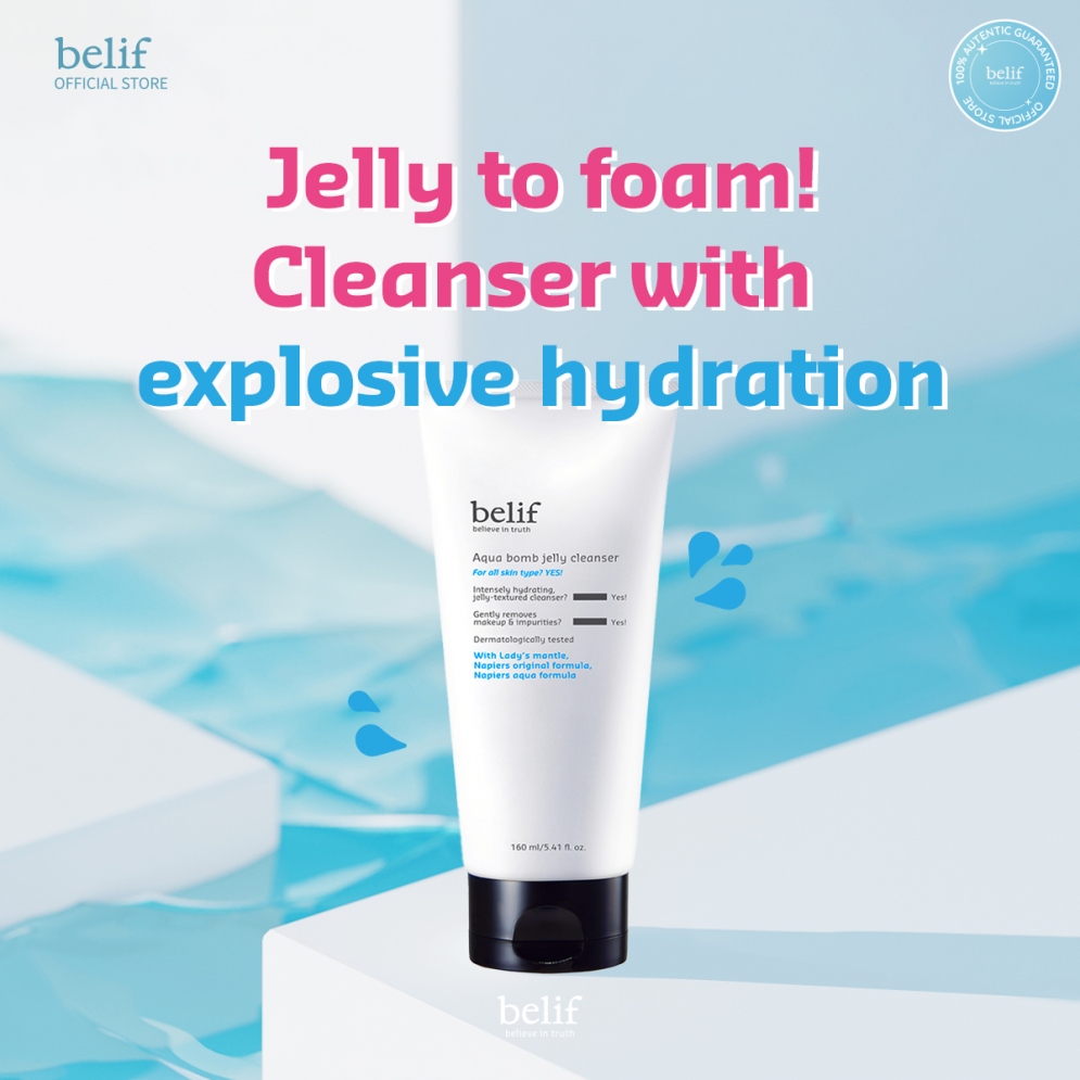 [belif] Aqua Bomb Jelly Cleanser 160ml