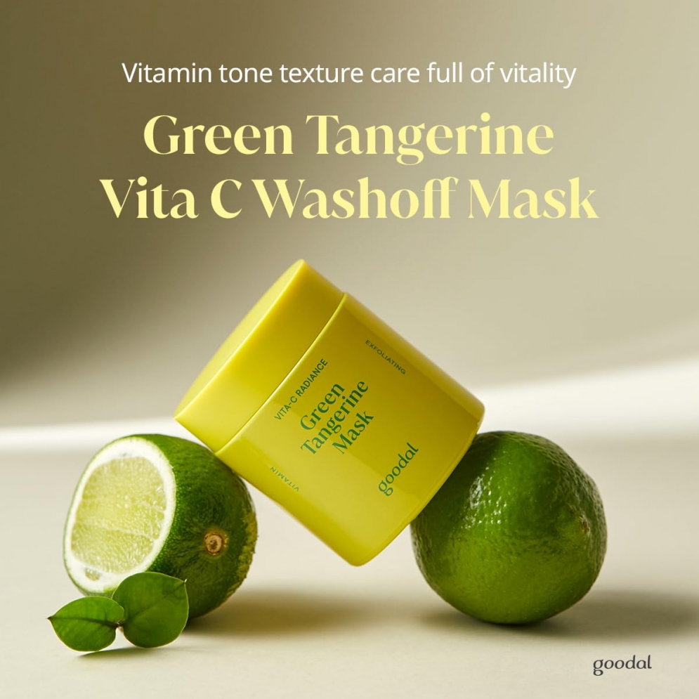 [Goodal] Green Tangerine Vita C Wash Off Mask 110g