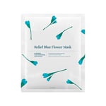 [HYGGEE] Relief Blue Flower Mask (10ea)