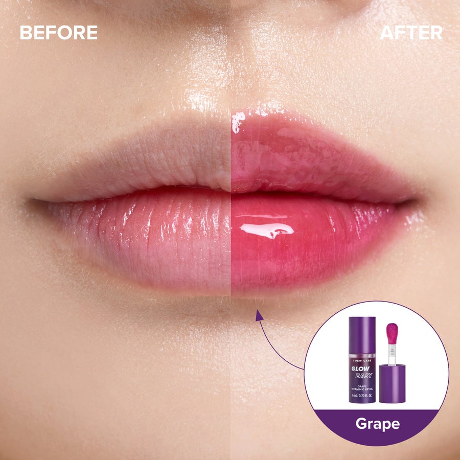 [I DEW CARE] Glow Easy Grape Vitamin C Lip Oil (3 Colors)