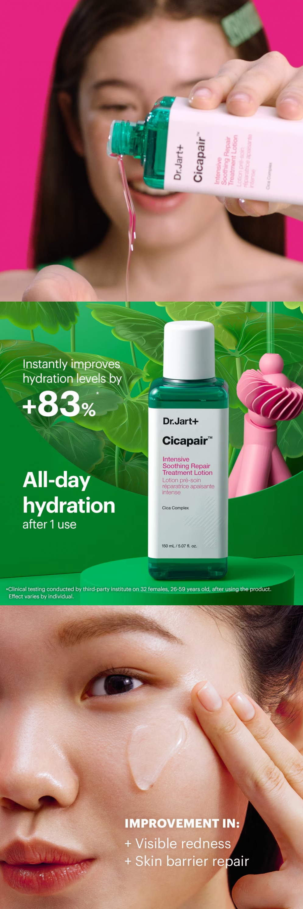 [Dr.Jart] Cicapair Intensive Soothing Repair Treatment Lotion 150ml