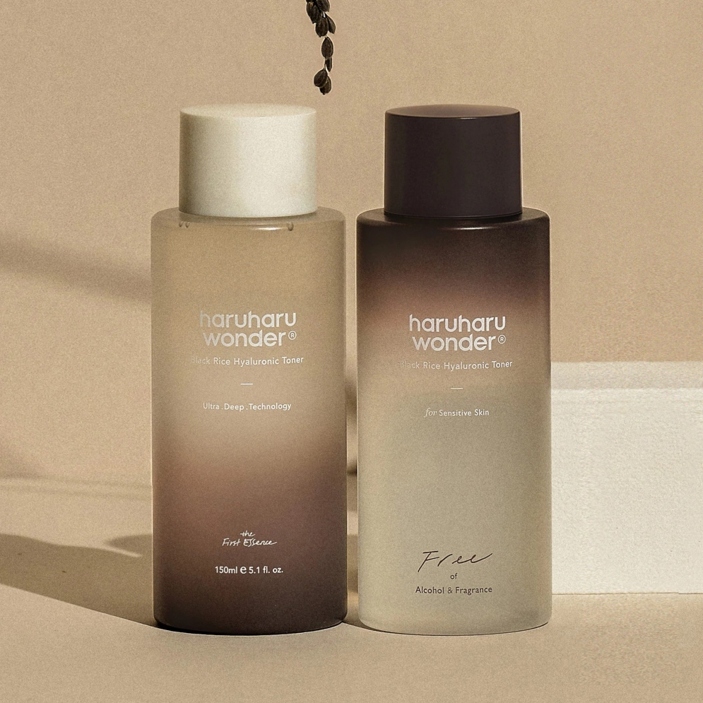 [HaruHaru Wonder] Black Rice Hyaluronic Toner 300ml (For Sensitive)