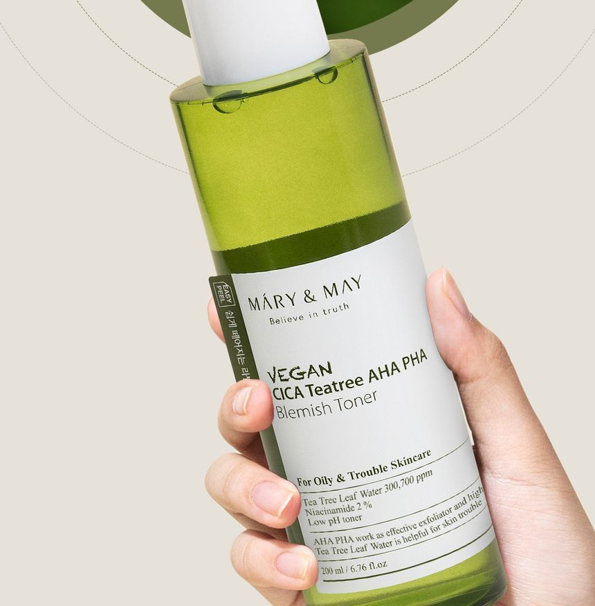 [Mary&May] Vegan CICA Teatree Toner Special Set