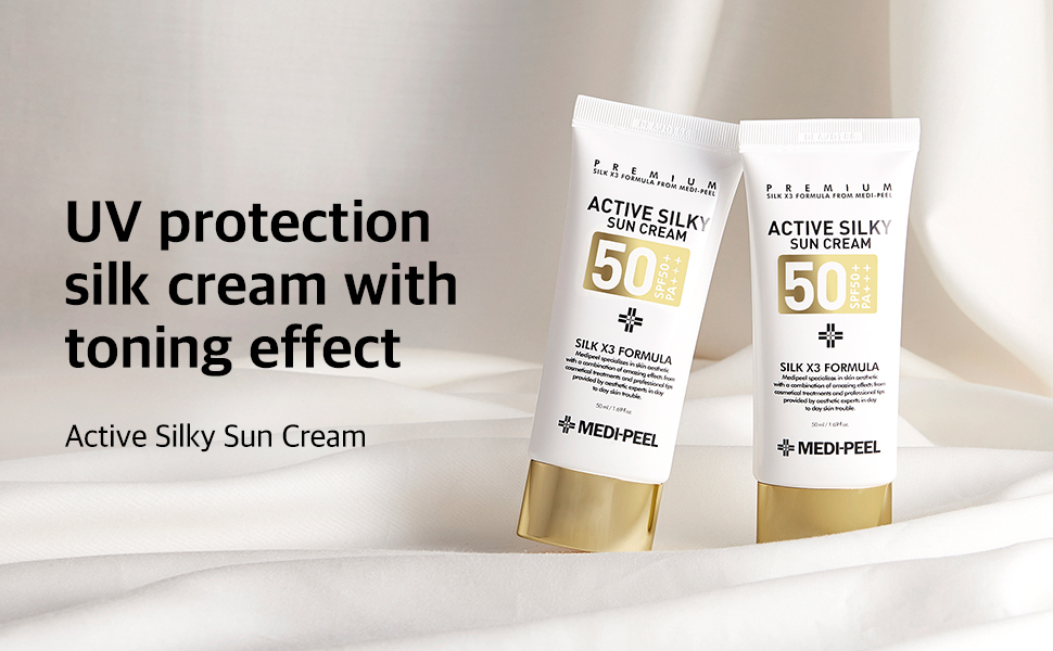 [MEDIPEEL] Active Silky Sun Cream (SPF 50+ / PA+++) 50ml