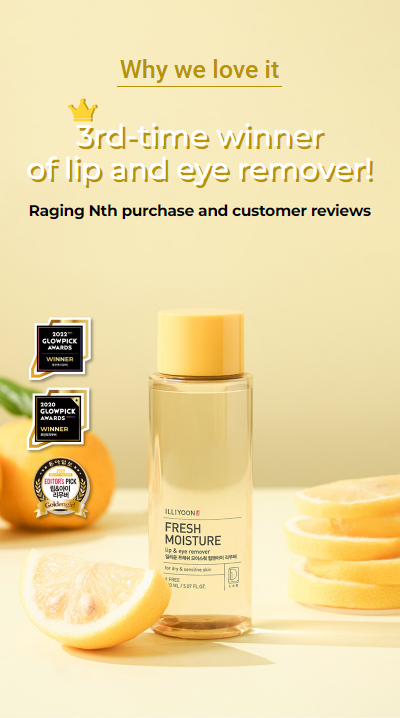 [ILLIYOON] Fresh Moisture Lip and Eye Remover 300ml