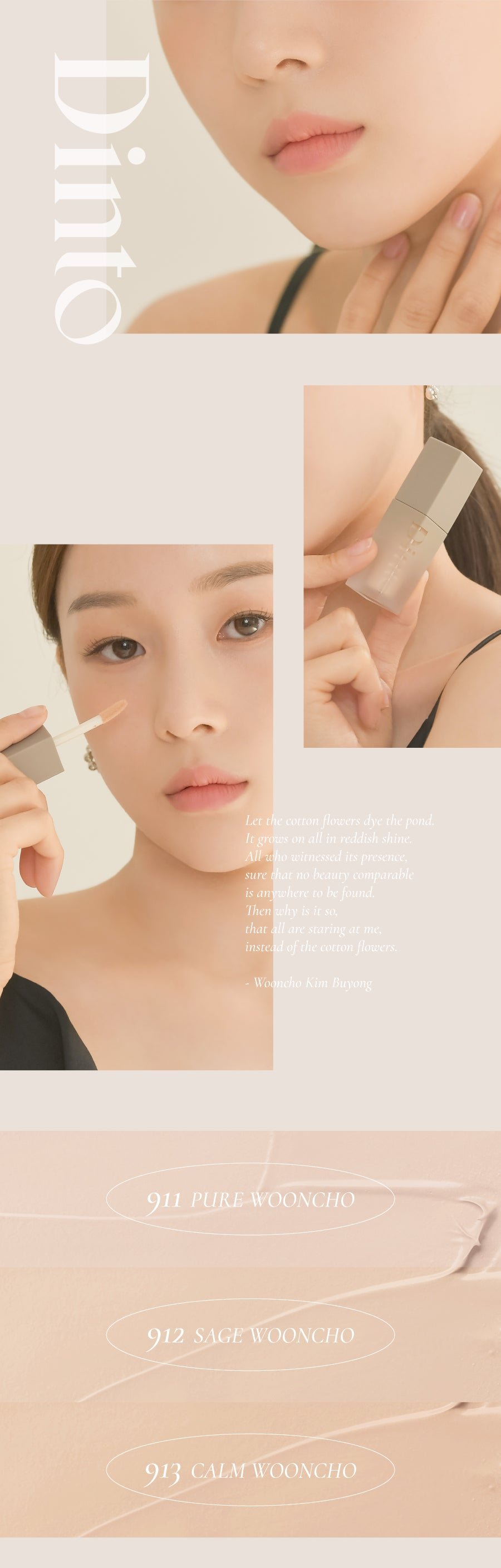 [Dinto] Wooncho Light-Veil Concealer #911 Wooncho