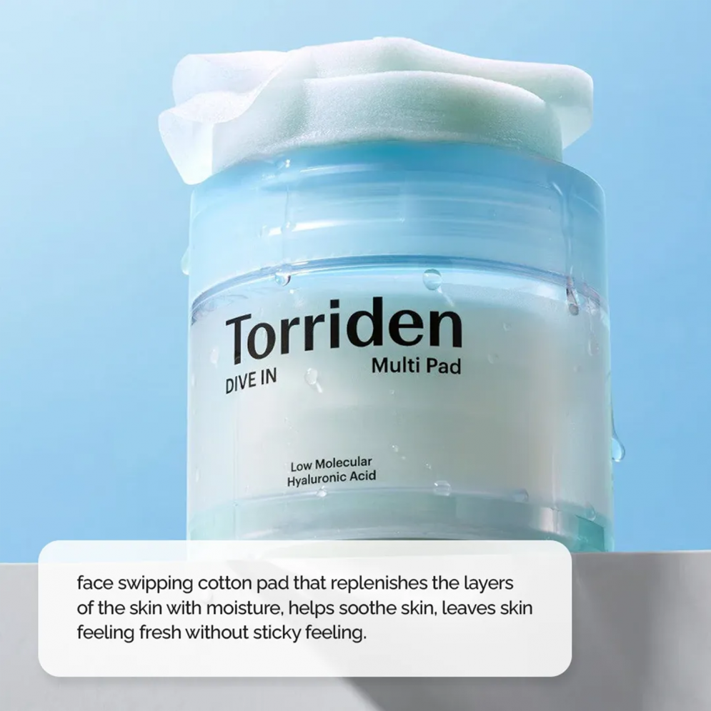 [Torriden] DIVE-IN Low Molecule Hyaluronic acid  Multi Pad (80ea)