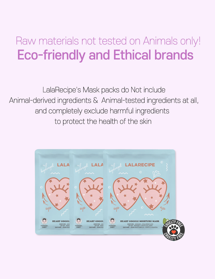 [LALARECIPE] Heart Goggle Moisture Mask (1ea)