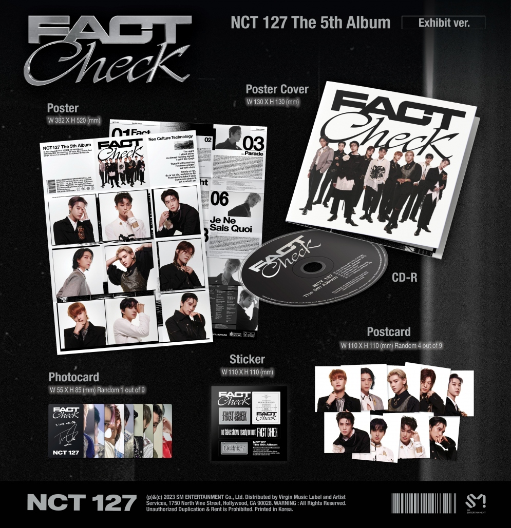 [K-POP] NCT 127 The 5th Album - Fact Check (Exhibit Ver.)