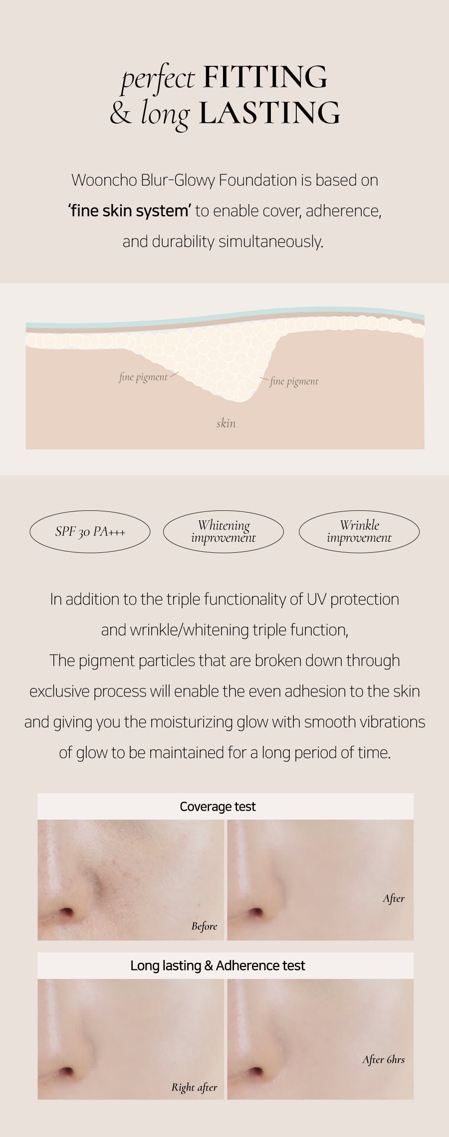 [Dinto] Wooncho Blur Glowy Foundation (2 colors)