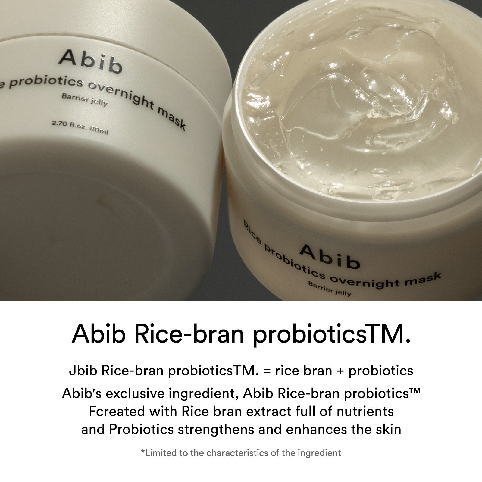 [Abib] Rice Probiotics Overnight Mask Barrier Jelly