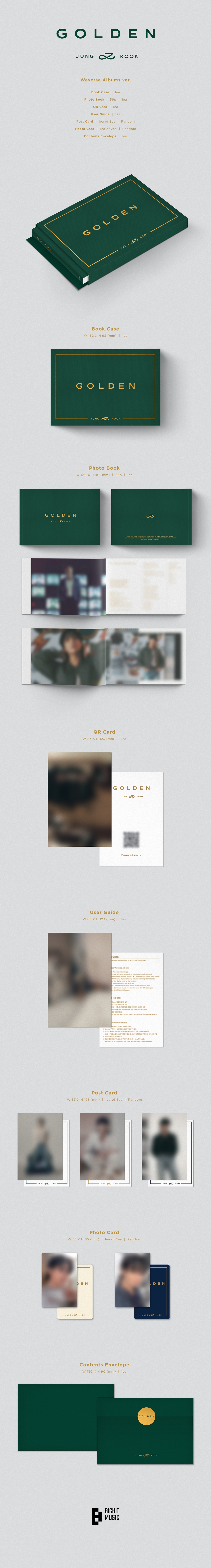 [K-POP] Jung Kook - GOLDEN (Weverse Albums ver.)