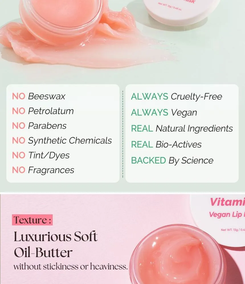 [MOTHER MADE] Super Plumping Vitamin E Vegan Lip Mask 13g