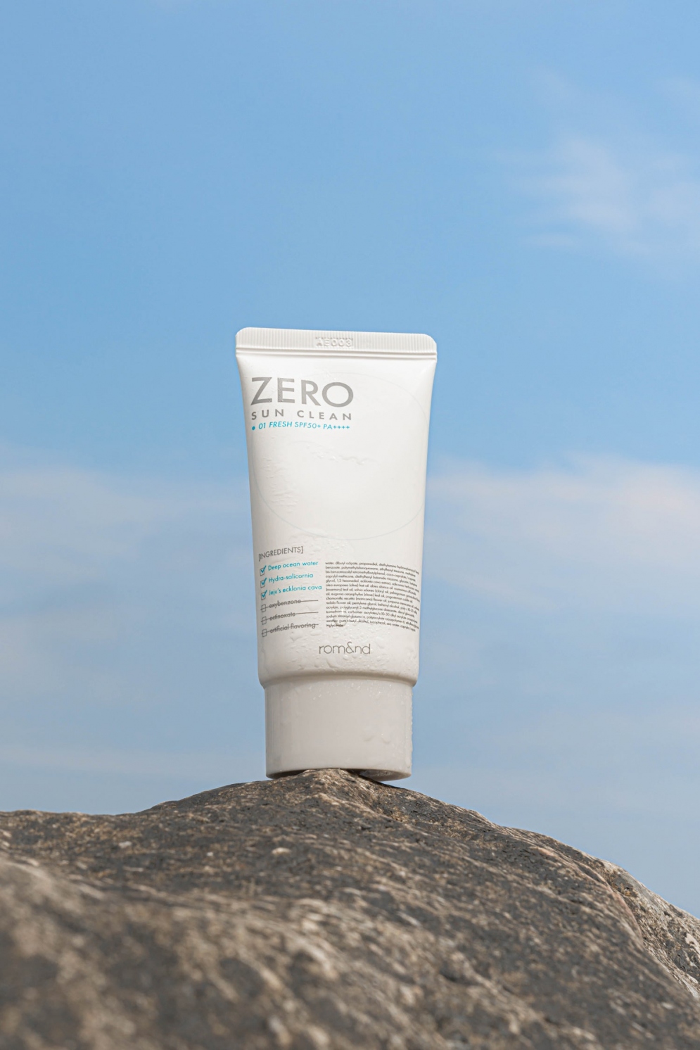 [rom&nd] Zero Sun Clean SPF50+ PA++++ (2 Types)