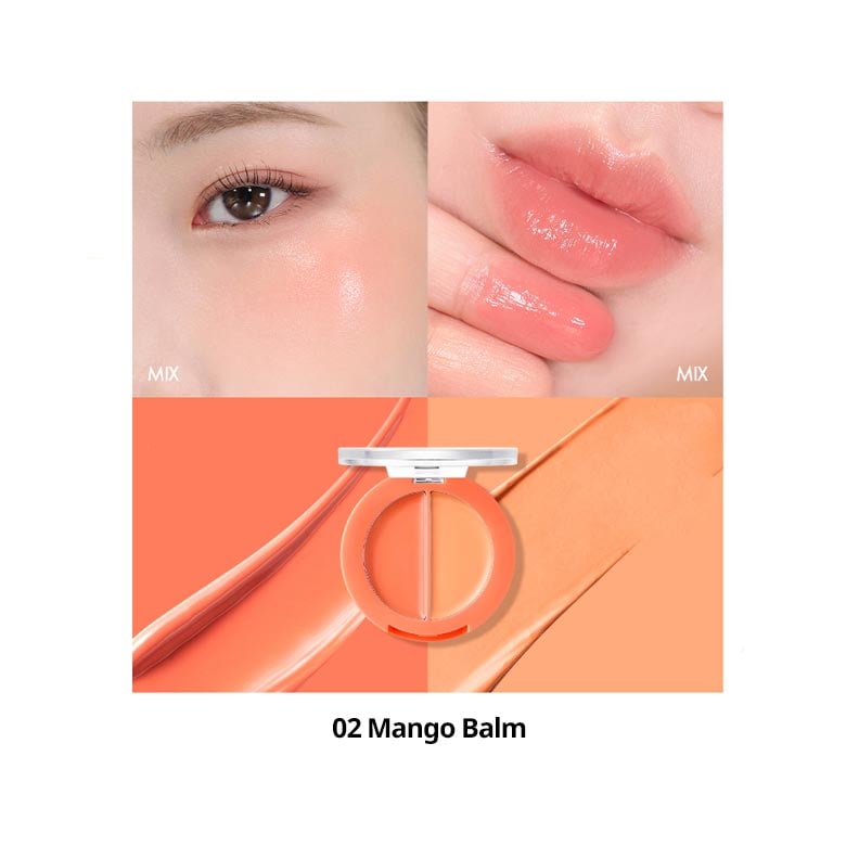 [AMUSE] Lip&Cheek Healthy Balm (5 Colors)