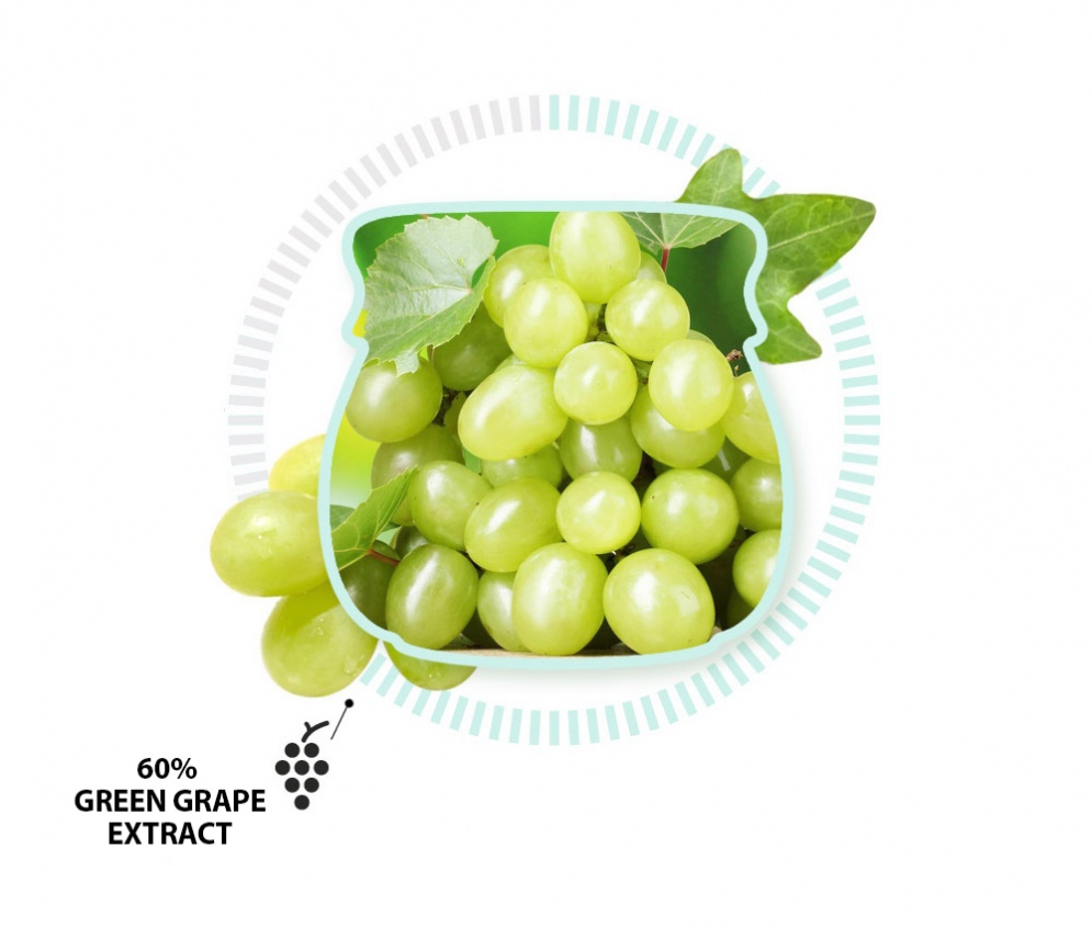 [Frudia] Green Grape Pore Control Mask (10ea)