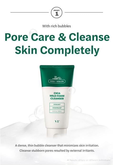 [VT Cosmeices] VT Cica Mild Foam Cleanser 300ml