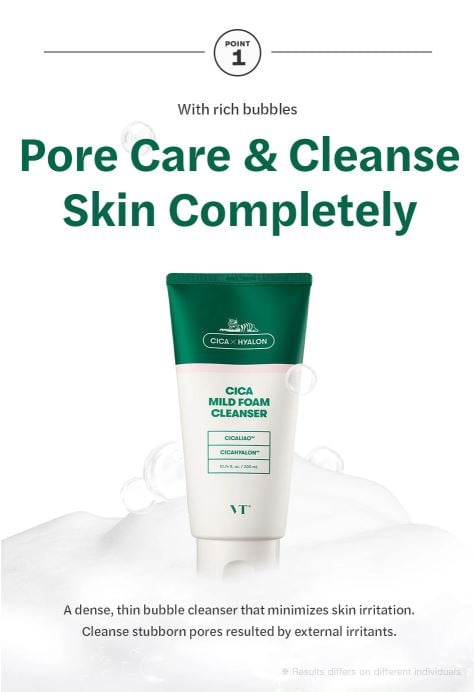 [VT Cosmeices] VT Cica Mild Foam Cleanser 300ml