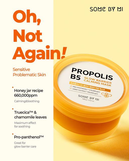 [SOME BY MI] Propolis B5 Glow Barrier Calming Mask 100g