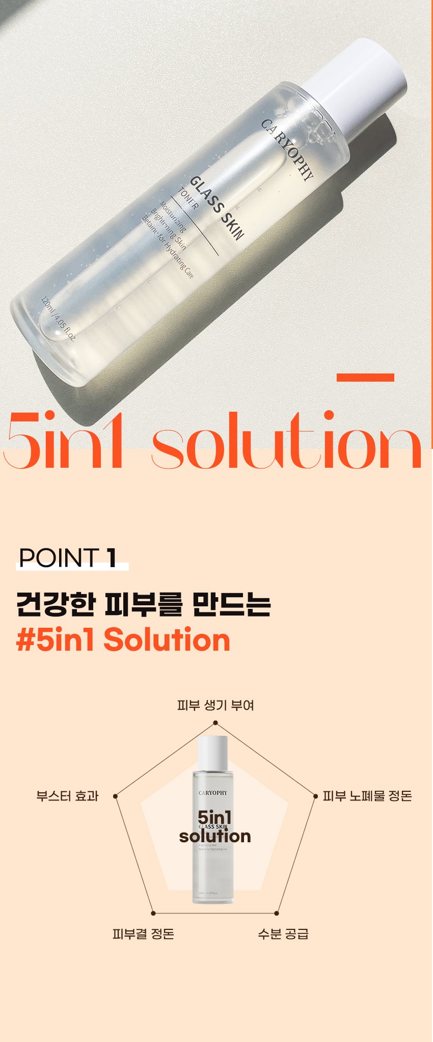 [CARYOPHY] Glass Skin Toner 120ml