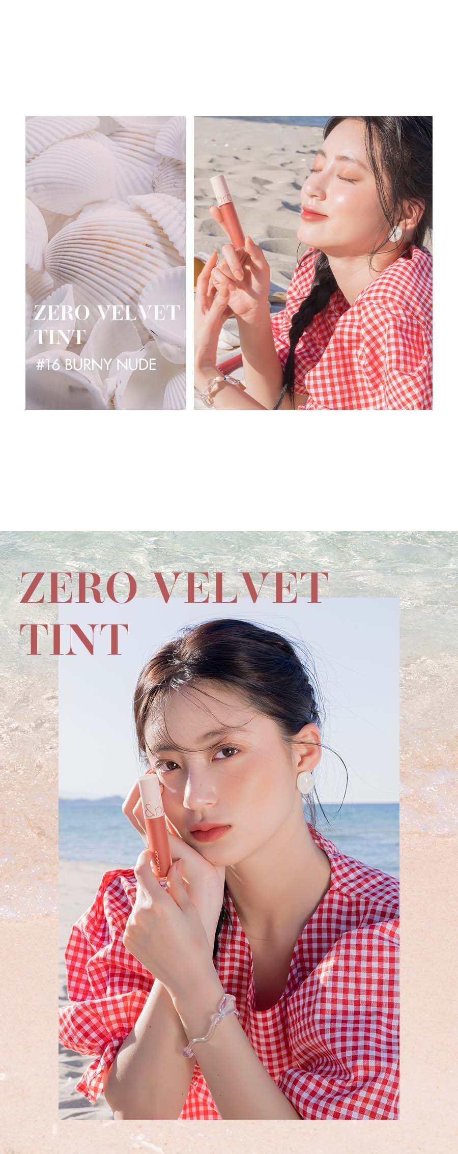 [rom&nd] Zero Velvet Tint *Nude&Baked Velvet*