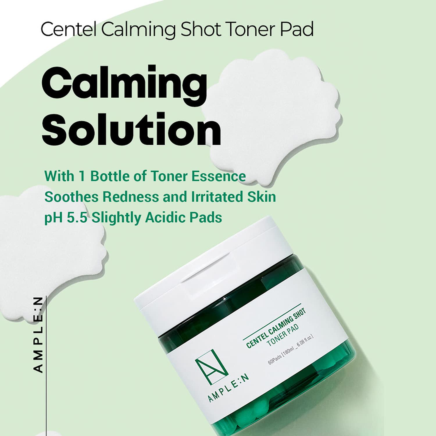 [AMPLE:N] Centelcalming Shot Toner Pad 180ml