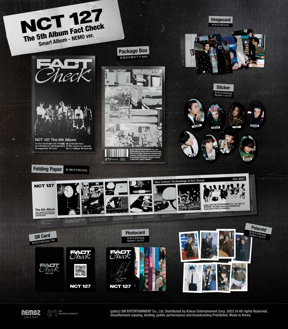 [K-POP] NCT 127 The 5th Album [Fact Check] (QR Ver.) (Smart Album)