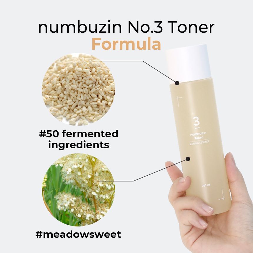 [Numbuzin] No.3 Super Glowing Essence Toner 200ml