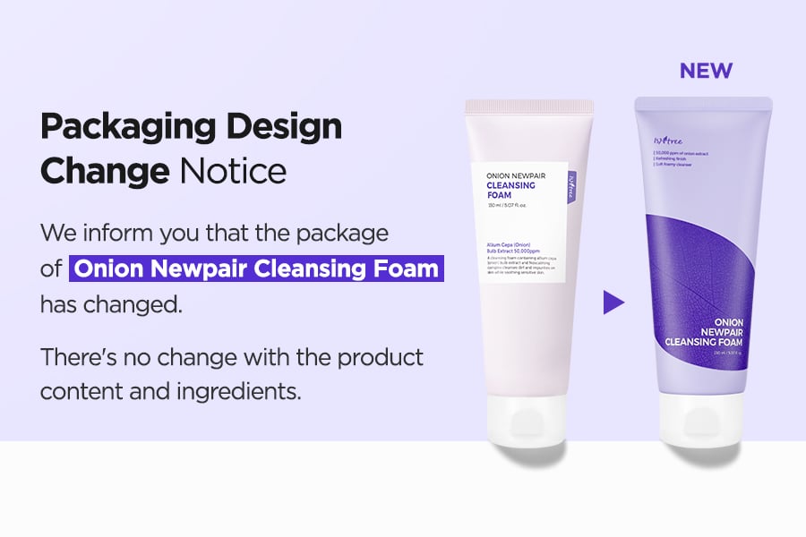 [Isntree] Onion Newpair Cleansing Foam 150ml