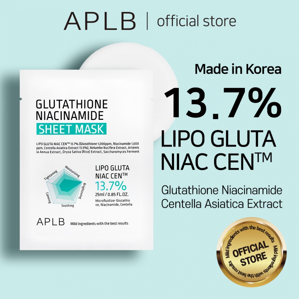 [APLB] Glutathione Niacinamide Sheet Mask (1ea)