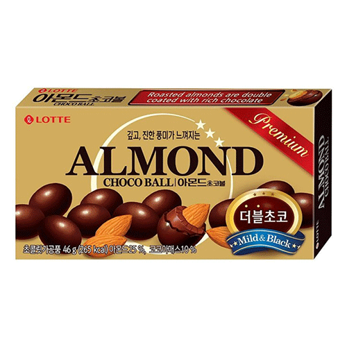 [Lotte] Almonds Choco Ball 46g