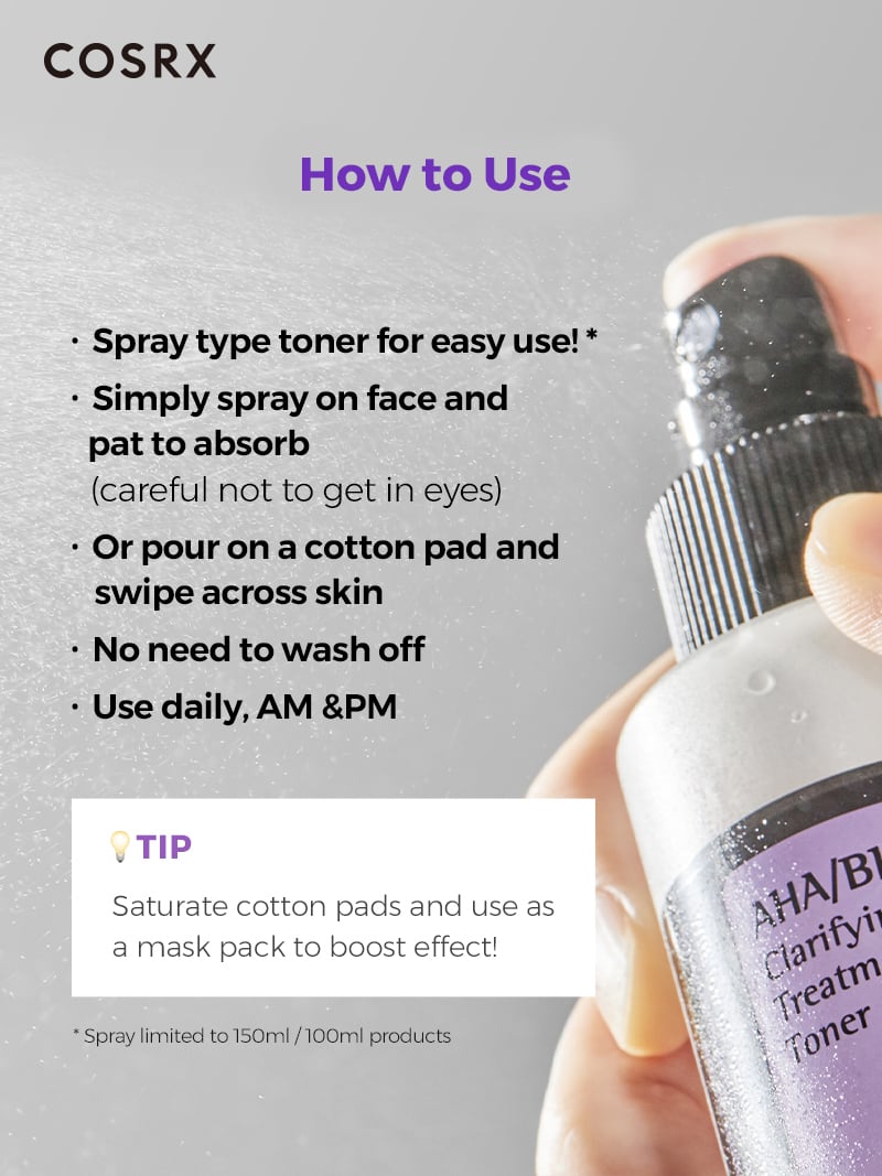 [COSRX] *TIMEDEAL*  AHA/BHA 7 Clarifying Treatment Toner 150ml