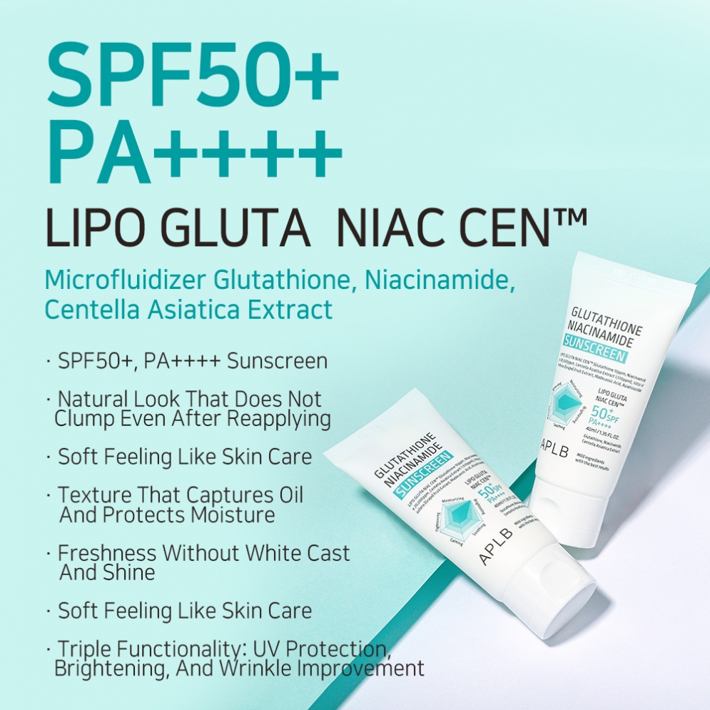 [APLB] Glutathione Niacinamide Sunscreen 40ml