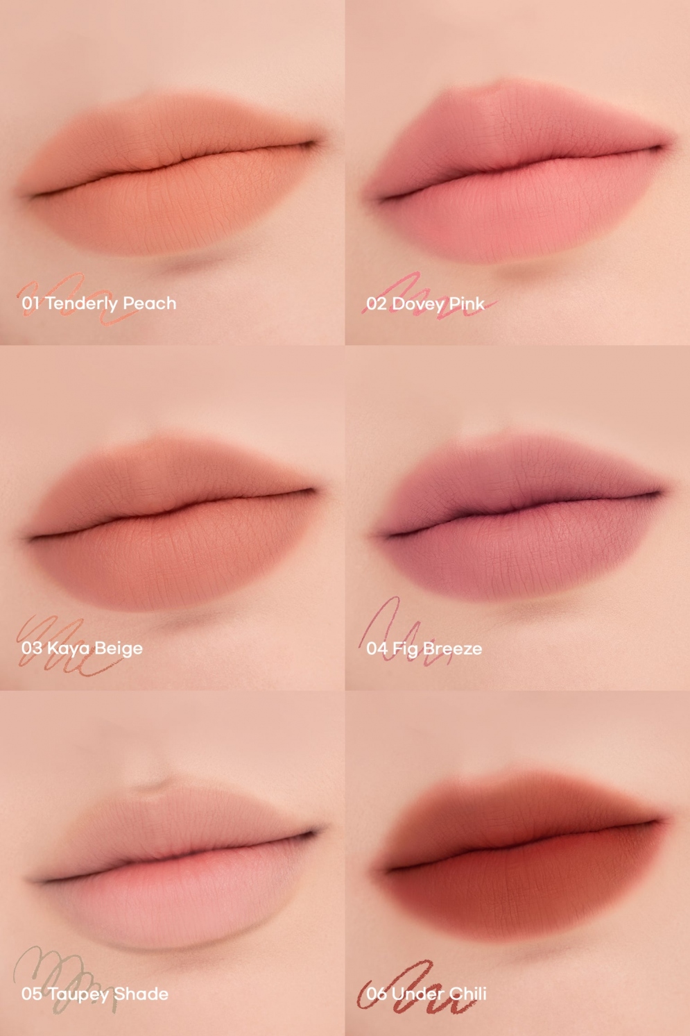 [rom&nd] Lip Mate Pencil (5colors)