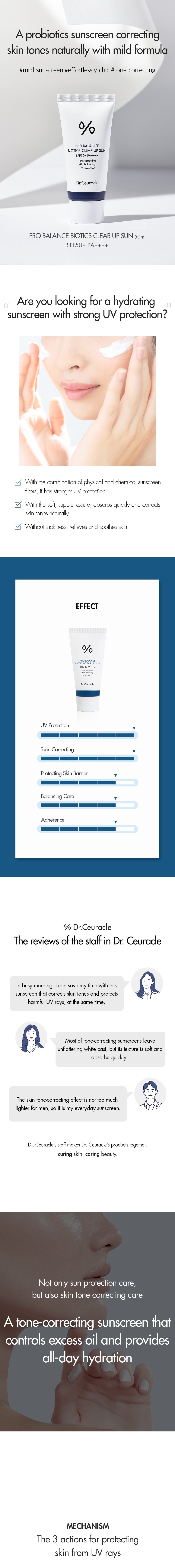 [Dr.Ceuracle] Pro-Balance Biotics Clear Up Sun 50ml