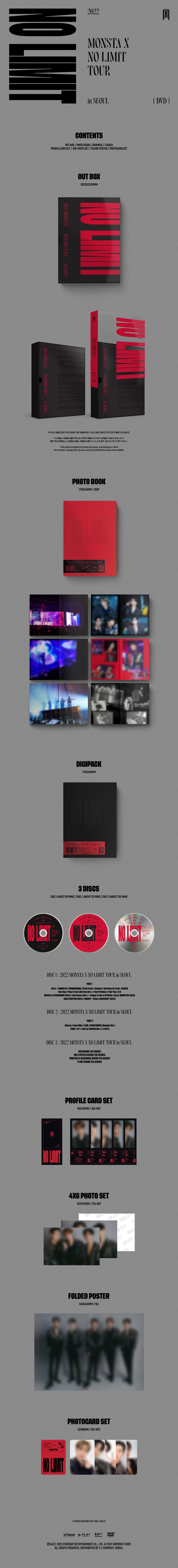 [K-POP] 2022 MONSTA X NO LIMIT TOUR IN SEOUL DVD