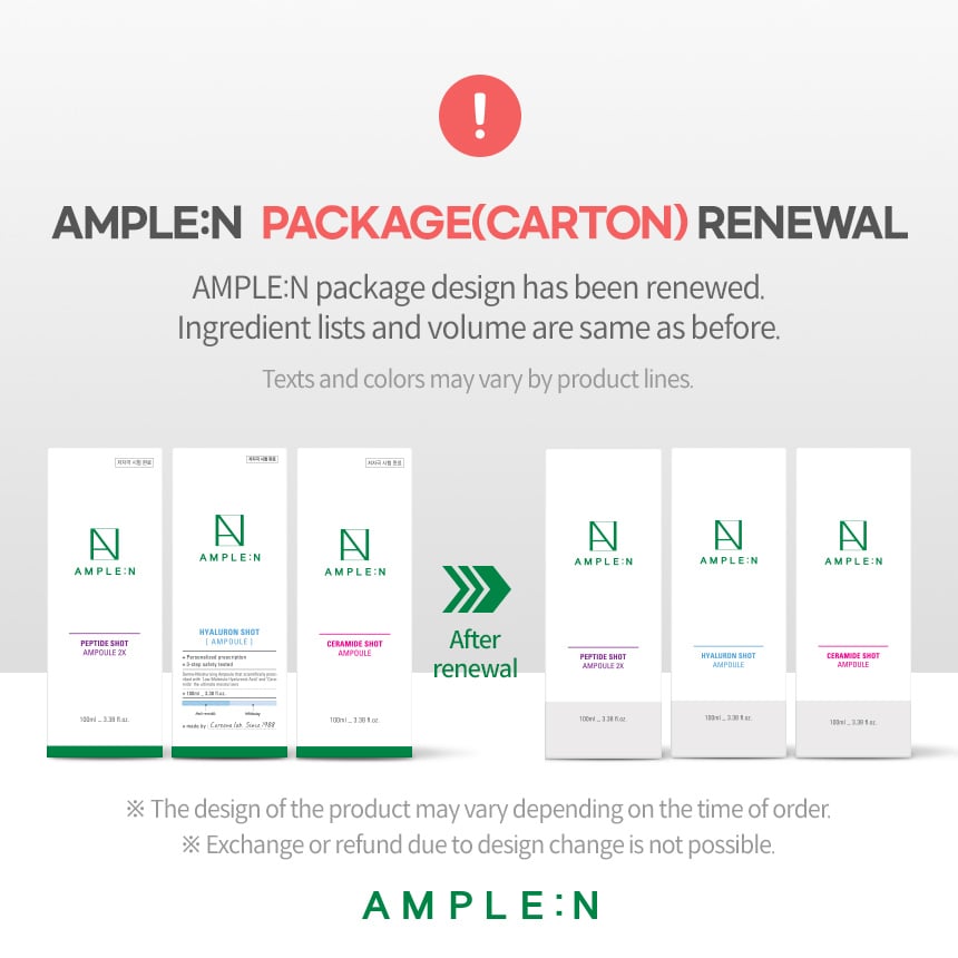 [AMPLE:N] PeptideShot Ampoule 2X 100ml