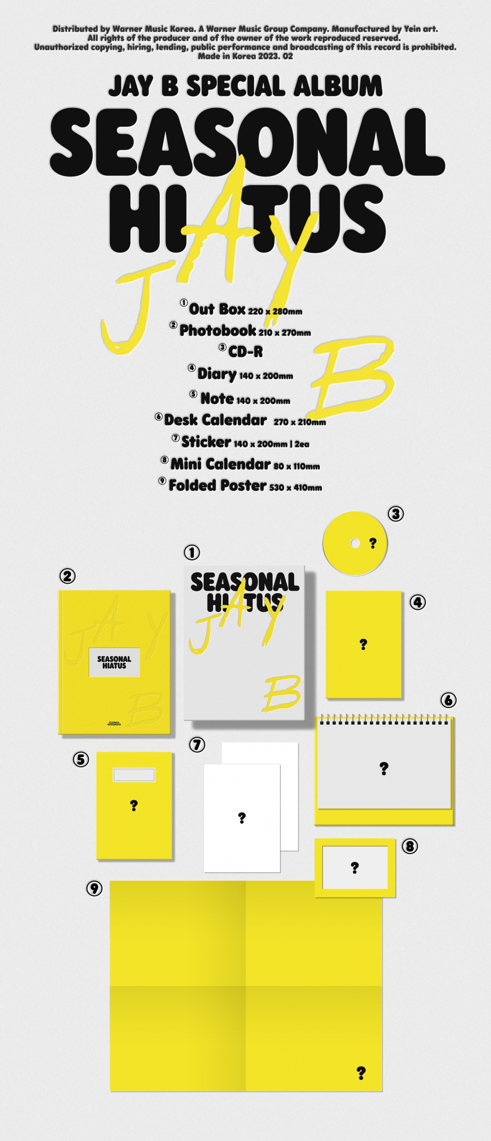 [K-POP] JAY B Special Album - Seasonal Hiatus