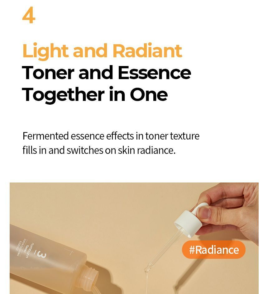 [Numbuzin] No.3 Radiance Glowing Jumbo Essence Pad (150ml *70ea)