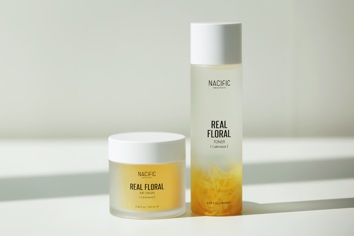 [Nacific] Real Floral Air Cream 100ml (Calendula)