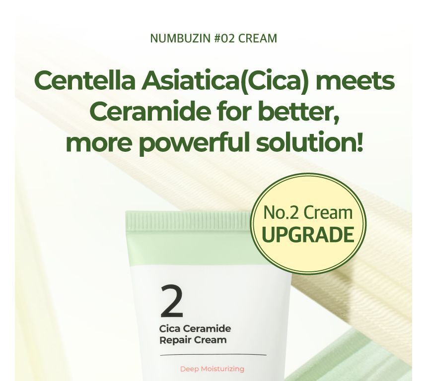 [Numbuzin] No.2 Cica Ceramide Repair Cream 60ml