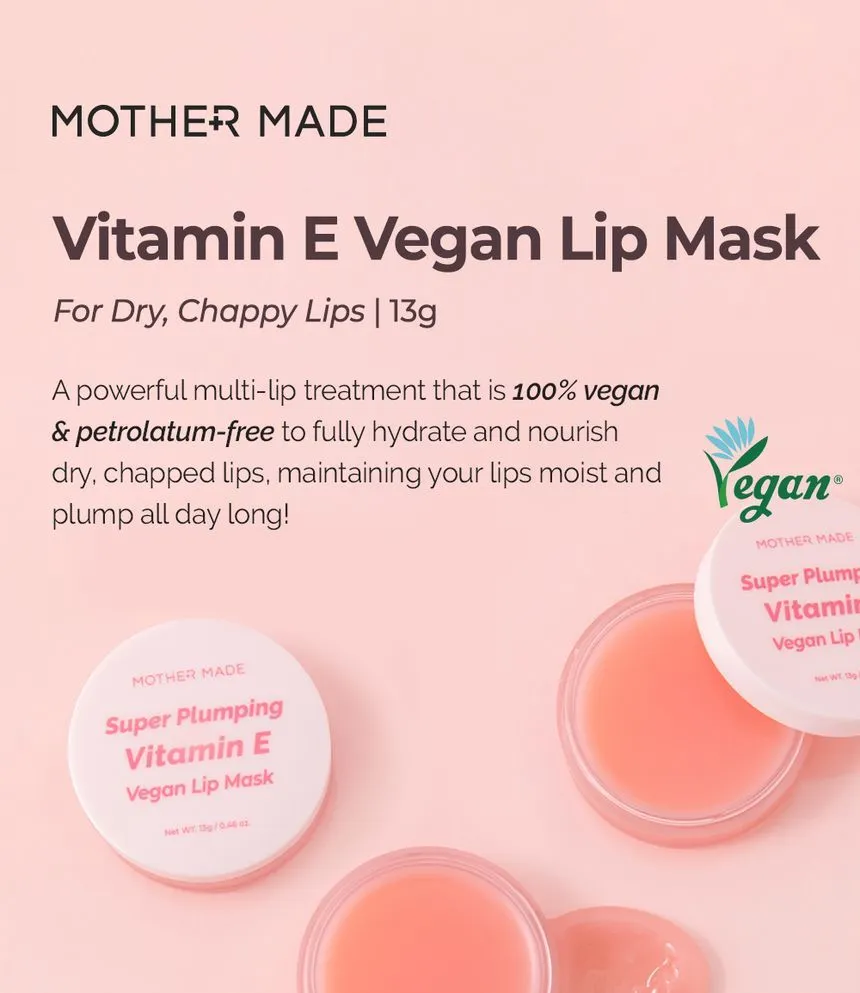 [MOTHER MADE] Super Plumping Vitamin E Vegan Lip Mask 13g