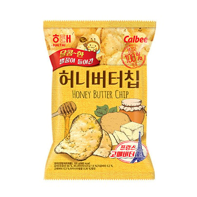 [Haitai] Honey Butter Chips 60g 1ea – Korean Direct