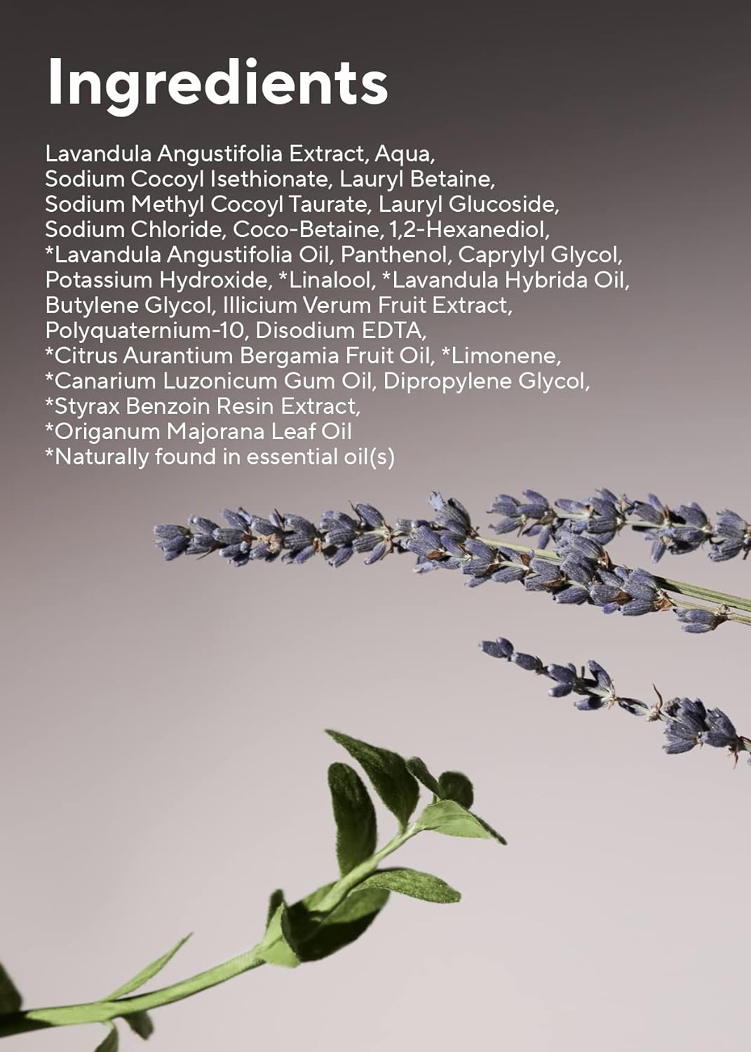 [Aromatica] Serene Body Wash Lavender & Marjoram 500ml