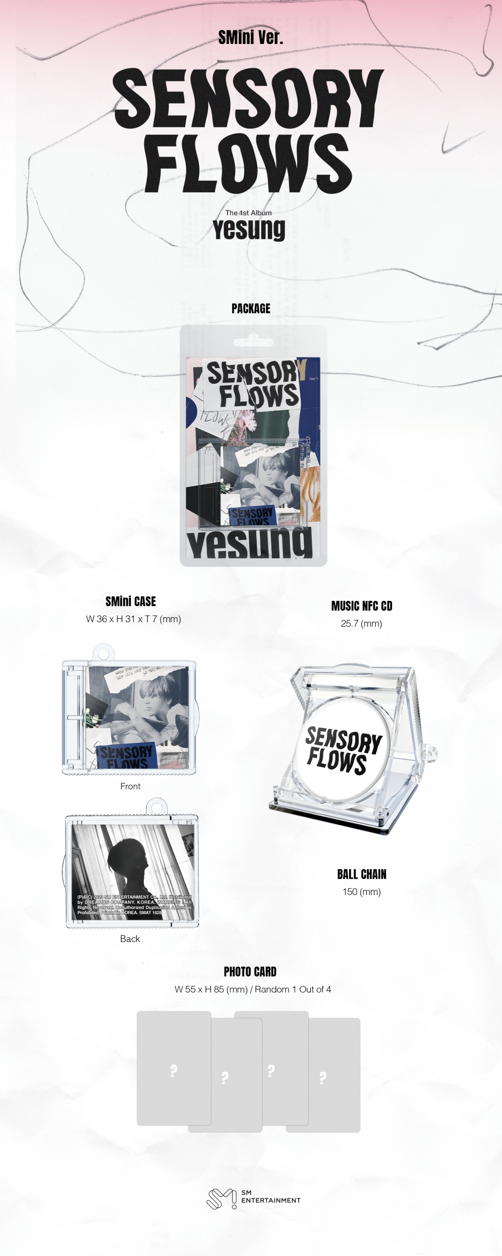 [K-POP] YESUNG 1st Album - Sensory Flows (SMini Ver.)