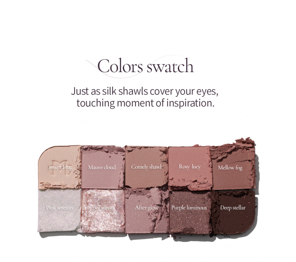 [mude.] Shawl Moment Eyeshadow Palette (4 Types)