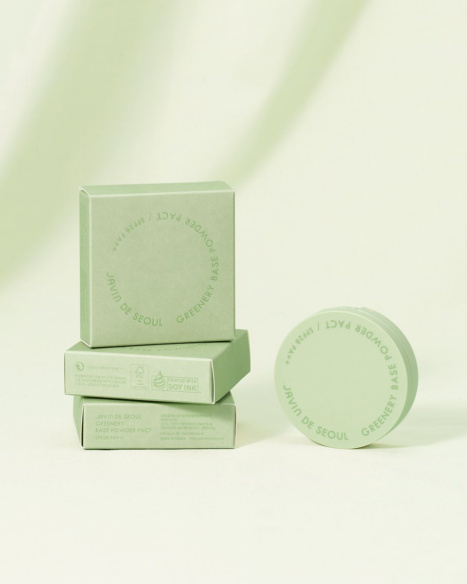 [JAVIN DE SEOUL] Greenery Base Powder Pact #01 Sebum White