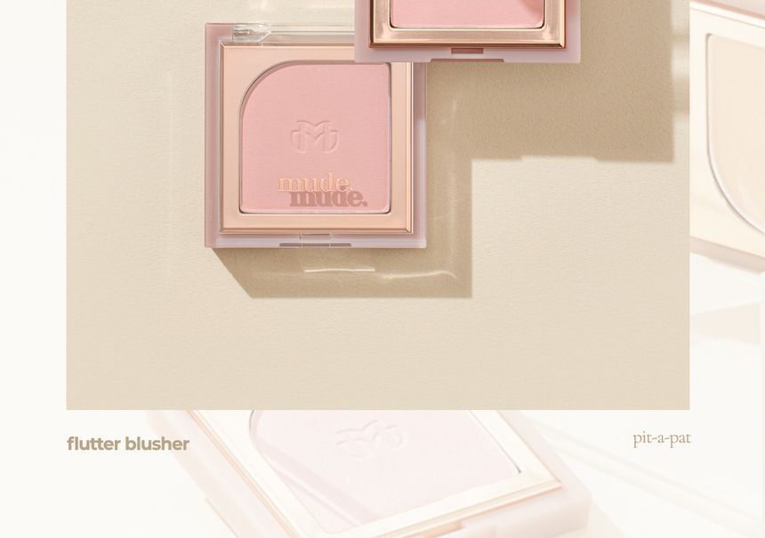 [mude.] Flutter Blusher (4 colors)