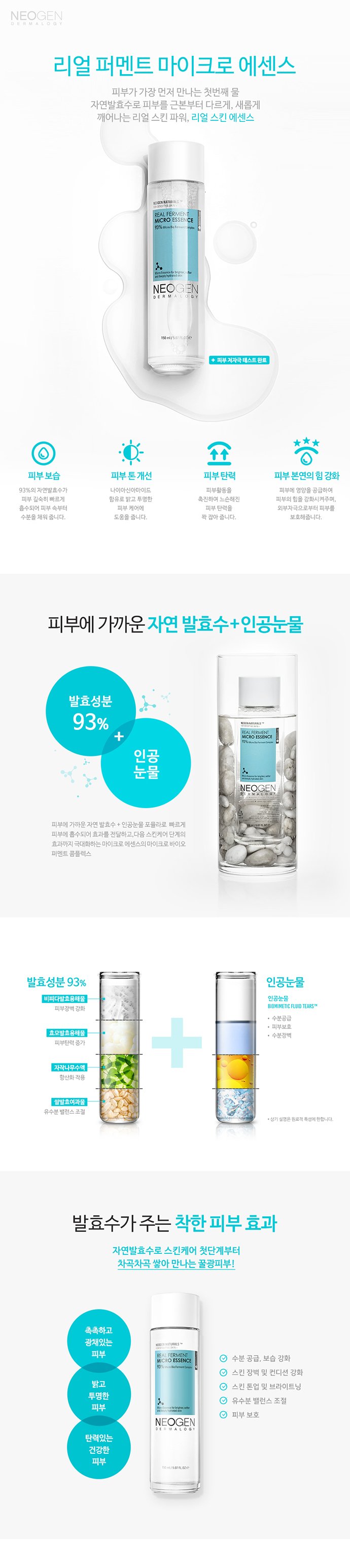 [Neogen] DERMALOGY Real Ferment Micro Essence 150ml