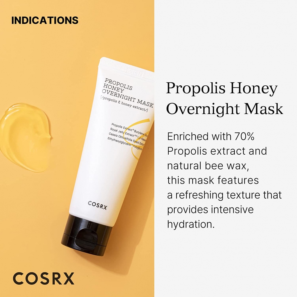 [COSRX]   *renewal* Full Fit Propolis Honey Overnight Mask 60ml